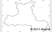 Blank Simple Map of Aarup, cropped outside, no labels