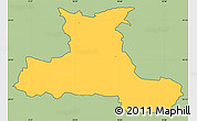 Savanna Style Simple Map of Aarup, cropped outside
