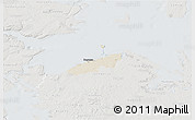 Shaded Relief 3D Map of Bogense, lighten, semi-desaturated