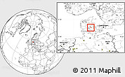 Blank Location Map of Bogense