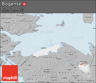Gray Map of Bogense