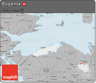 Gray Map of Bogense