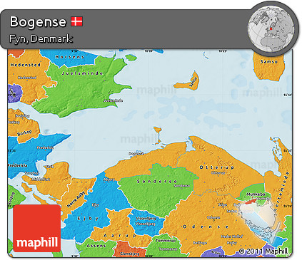 Political Map of Bogense