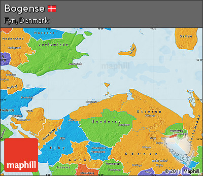 Political Map of Bogense