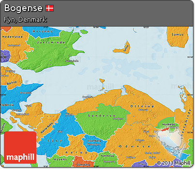 Political Map of Bogense