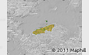 Satellite Map of Bogense, lighten, desaturated