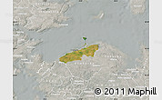 Satellite Map of Bogense, lighten, semi-desaturated