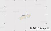 Shaded Relief Map of Bogense, cropped outside