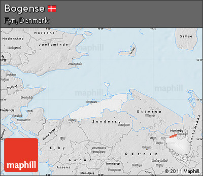 Silver Style Map of Bogense