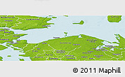 Physical Panoramic Map of Bogense