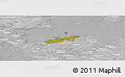 Satellite Panoramic Map of Bogense, lighten, desaturated