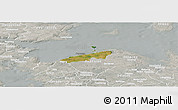 Satellite Panoramic Map of Bogense, lighten, semi-desaturated