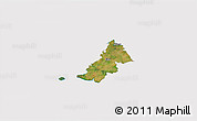 Satellite 3D Map of Ejby, cropped outside