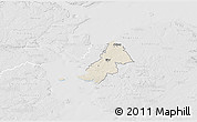 Shaded Relief 3D Map of Ejby, lighten, desaturated