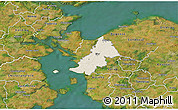 Shaded Relief 3D Map of Ejby, satellite outside