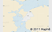 Classic Style Map of Ejby, single color outside