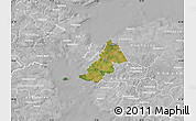 Satellite Map of Ejby, lighten, desaturated