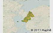 Satellite Map of Ejby, lighten