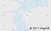 Silver Style Map of Ejby, single color outside
