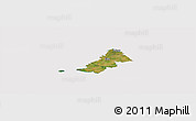 Satellite Panoramic Map of Ejby, cropped outside