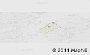Shaded Relief Panoramic Map of Ejby, lighten, desaturated