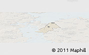 Shaded Relief Panoramic Map of Ejby, lighten