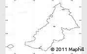 Blank Simple Map of Ejby, cropped outside