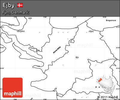 Blank Simple Map of Ejby
