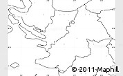 Blank Simple Map of Ejby, no labels
