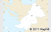 Classic Style Simple Map of Ejby, single color outside