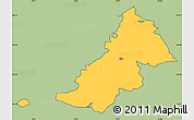 Savanna Style Simple Map of Ejby, cropped outside