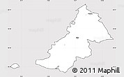 Silver Style Simple Map of Ejby, cropped outside