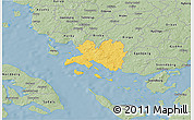 Savanna Style 3D Map of Faaborg