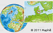 Physical Location Map of Faaborg