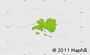 Physical Map of Faaborg, cropped outside