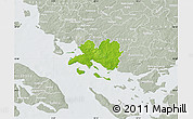 Physical Map of Faaborg, lighten, semi-desaturated