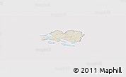 Shaded Relief Panoramic Map of Faaborg, cropped outside