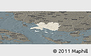 Shaded Relief Panoramic Map of Faaborg, darken