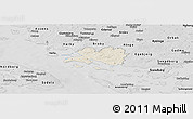 Shaded Relief Panoramic Map of Faaborg, desaturated