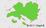 Political Simple Map of Faaborg, cropped outside