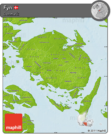 Physical Map of Fyn