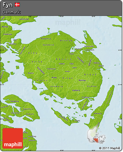 Physical Map of Fyn