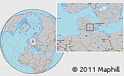 Gray Location Map of Orbak