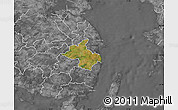 Satellite Map of Orbak, desaturated