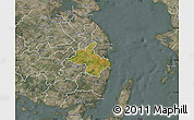 Satellite Map of Orbak, semi-desaturated