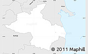 Silver Style Simple Map of Orbak
