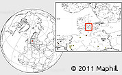 Blank Location Map of Ringe, highlighted parent region