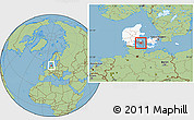 Savanna Style Location Map of Ringe, highlighted country, highlighted parent region