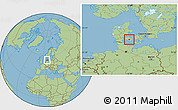 Savanna Style Location Map of Ringe