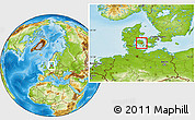Physical Location Map of Ryslinge